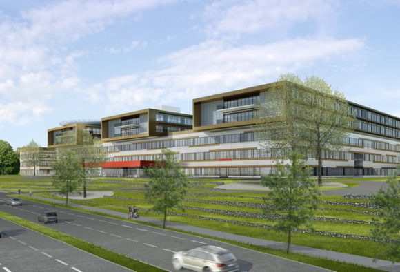 SLK Klinik Heilbronn, Beweegbare bodem in ziekenhuis Duitsland in constructie!
